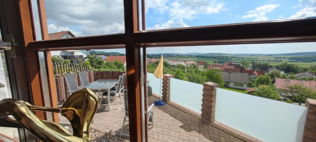 Ferienwohnung Look Wide Oberelsbach エクステリア 写真